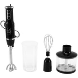 Haeger Smoothie Portable Hand Blender For Kitchen 4 In 1 Food Processor Stick With Chopper Whisk Electric Juicer Mixer Machine E