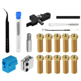 Nozzle Sleeves Throat Thermistor Heating Tube Kit for Sidewinder X1/Genius B2EF