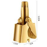 Stainless Steel Ear Nose Trimmer Razor Safety Care &amp; Portable Glasses Case Hard Wooden Grain Spectacle Frame Box