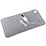 59*30cm Microplush Electric Therapy Heating Pad 10 Level Winter Warmer Electric Blanket for Abdomen Waist Back Pain Relief