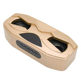 Bluetooth Speaker FM Radio HiFi Subwoofer Wireless Speaker with LED Display Colorful Breathing Light DC 5V for Home Travel