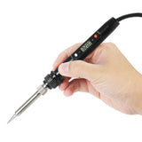 80W Professional LCD Digital Temperature Adjustable Electric Soldering Iron Tool Lead-free Mini Soldering Station