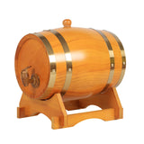 Oak Barrel, 1.5 L / 3 L Oak Storage Barrel Built-In Foil Liner To Store Your Own Whiskey, Beer, Wine, Bourbon, Brandy