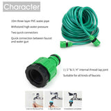 Car Wash Easy Storage Reel Spray Set Yard With Nozzle Irrigation System Home Garden Pipe 10 Meter Watering Hose Wall Hanging