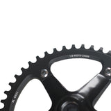 Track Crankset Fixed Gear Bike Parts 48T 165mm BCD144  Single Speed Crankset Fixed Gear Crank Full Alumniun Alloy