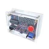 Diy electronic build kit high precision digital frequency counter crystal Vibration measurement circuit 1Hz-50MHz