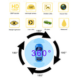 2D HD 360 DVR Car Surround View Monitoring System Bird View System 4 Camera DVR HD 1080P Recorder / Parking Monitoring Camera