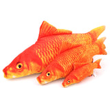 Fish Toy Cat Catnip 3D Simulation Fish Goldfish Red carp Kitten Toys Gift Pillowfish Interactive Cat Plush Toy Fish Pet Products