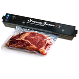 220V/110 Vacuum Sealer Kitchen Packaging Machine Household Food Film Sealer Vacuum Packer Keep Food Fresh with 10pcs Storage Bag