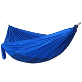 Camping Hammock Outdoor Tourist Hanging Hammocks Portable Parachute Nylon Hiking Hammock for Traveling Hiking