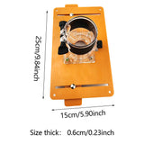 Trimming Machine Balance Board Plywood Bottom Plate Slotting Chamfering With Cover Plywood Durability Trimmer Accessory Tool