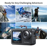 AKASO WiFi Action Camera Brave 7 LE 4K30FPS 20MP 4K Sport Camera Waterproof Cam Touch Screen Vlog Camera EIS 2.0 Remote Control