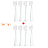 Replacement toothbrush head, Soft hair brush head, Detachable toothbrush head
