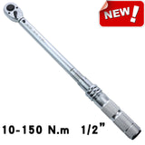 ARITER 1/4 3/8 1/2 Square Drive Torque Wrench 0.5-500N.m Accuracy 3% Car Bike Repair Hand Tools Spanner Two-way Ratchet Key