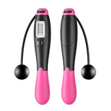 Digital Wireless Calorie Counter Skip Rope Sport Weights Exercise Fitness Body Building Cordless Jump Ropes  With Digital