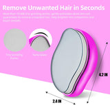 Physical Hair Removal Crystal Hair Eraser Men Women Body Epilator Glass Hair Removal Tool Reusable Easy Clean Beauty Depilation