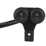 Motorcycle Brake Fog Light Angle Dual Control Button Handlebar Switch For Front Light Switch Hazard Light Switch Brake