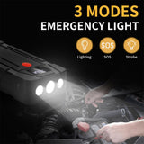 Car Jump Starter Power With Air Compressor Tire Pump 20000mah Portable Charger Car Booster  Starting Device For 3.5L/6L