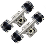 Double Up Land Surfing Skateboard Bridge Turning To CX9 Flexible Base From The Bottom Of The Pedal Spinning Truck
