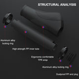 Bike Handlebar Grips Anti-slip Cycling Bicycle Handlebar Locking Grips handlebars for mountain bike