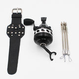 Fishing Reel Aluminum Alloy Gear Ratio 3:6:1 Suit Slingshot Outdoor Bow Adjustable Pitch Spinning Fishing Wheel Fish Dart Tool