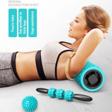 Fitness Foam Roller Muscle Relaxation Roller Pilates Exercise Back Massager Yoga Pole Exercise Equipment Push Back Massage Tool