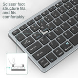 Bluetooth 5.0 &amp; 2.4G Wireless Keyboard and Mouse Combo Mini Multimedia Keyboard Mouse Set For Laptop PC iPad TV Android Macbook