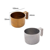 Camping Coffee Cup Outdoor Travel Cup Cookware Quality Portable Travel Stainless Steel Coffee Cups Picnic Hiking Tea Mug Cup