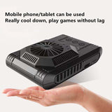 Portable Plastic Mobile Phone Cooler Gaming Semiconductor Cooling Radiator for PUBG Cooler Fan for Smartphone iPad iPhone Tablet