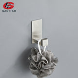 Stainless Steel Silver Bathroom Hardware Set Towel Rack Toilet Paper Holder Towel Bar Hook Bathroom Accessories Don't Drilling