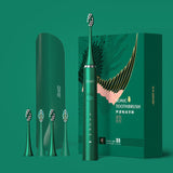 USB Rechargeable Sonic Electric Toothbrush 5 Mode Waterproof Fast Chargeable Electric Tooth Brush Heads Adult S2 Couple Gift
