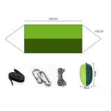 Camping/garden Hammock with Mosquito Net Outdoor Furniture 2 Person Portable Hanging Bed Strength Parachute Fabric Sleep Swing