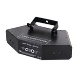 RGB Effect Scanner Laser Projector Lights DMX Disco Home Party DJ Beam Moving Ray Stage Show System Lighting 6 Eyes 24 Patterns