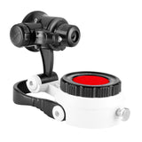 Magnifier with LED Light Metal Cutting Mirror Magnifying Glass for Jewelry Diamond Identification Detachable Lens 10X 20X 25X