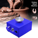 Mini Turntables Pottery Wheel, Pottery Machine Electric Pottery Wheel DIY Clay Tool with Tray for Ceramic Work EU Plug