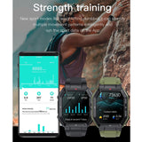 Smart Watch K55 Men Bluetooth Call 350 mAh Long Standby 1.85inch Wristwatch Blood Pressure Monitor Outdoor Sports Smartwatch