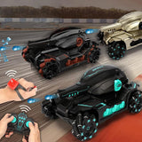 2.4G Water Bomb RC Tank 4WD Gesture Sensing Water Bomb Stunt Drift Tank Light Music Off Road Car Model Kid Toy Boy Birthday Gift