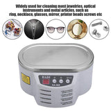 600ML Ultrasonic Cleaner Bath For Cleaning Jewelry Glasses Circuit Board Intelligent Control 30/50W