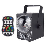 WUZSTAR DJ Disco Lights RGBW Laser Projector Sound light LED Party Lamp Stroboscopes Stage Lighting Effect for Club Wedding Show