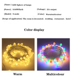 10M 20M Low voltage led Lights String Waterproof Outdoor Lamp  Christmas holiday lighting  Wedding Party Lights Decoration