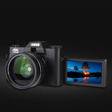 4K High Definition 16X Digital Camera Micro Single Retro With WiFi Time-lapse Shooting Professional Digital Camera Vlog