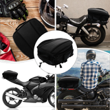 1Pc Durable Premium Rear Bag Motorcycle Rear Bag Motorbike Back Bag