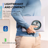 Bluetooth Conference Speaker With Microphone 360° Voice Pickup&amp;Noise Canceling Conference Plug&amp;Play Omnidirectional Mic