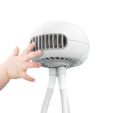 Mini Fan Portable Bladeless USB Rechargeable Silent Outdoor Stroller Fans Mobile Phone Bracket Jellyfish Shape Fans