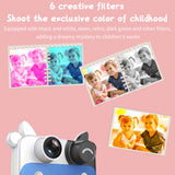 A301 2.0-inch Children Camera Mini Digital Camera 1080P Projection Video Camera Educational Toys For Kids Birthday Xmas Gifts