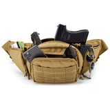 Outdoor Tactical Gun Waist Bag Holster Chest Military Combat Camping Sport Hunting Athletic Shoulder Sling Gun Holster Bag X261A