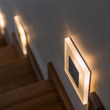 New Led wall light 3W Square acrylic wall sconce Recessed footlight Indoor Stair step decorative night lights Modern wall lamp