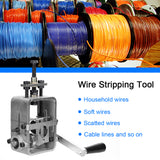 Electric Household Wire Stripper Manual Wire Stripping Copper Cable Peeling Machine with Hand Electric Drill for 2-24mm Wire