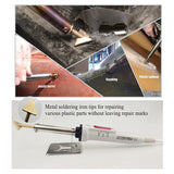 100W Plastic Welding Kit,Soldering Iron Kit,3-Speed Adjustment Temperature Control Plastic Welder Surface Repair EU Plug