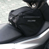 Motorcycle Rear Back Seat Bag Storage Tail  Tank Bags W/ Rain Cover